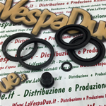 KIT GRUPPO SERIE REVISIONE GUARNIZIONI PINZA FRENO ANTERIORE GRIMECA ORIGINALE PIAGGIO PER VESPA 125 150 200 PX MILLENNIUM FRENO A DISCO DAL 1998 R.O. 498434