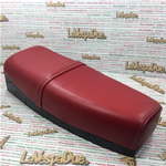 SILLÍN LARGO EN COLOR ROJO ANTIGUO PARA VESPA PK XL CON FALDÓN 50 125