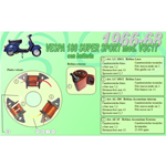 Complete Kit 3 Ceab Coils for Restoration and Overhaul of Flat Stator Flywheel for VESPA 180 SS Super Sport VSC1T with battery from 1966 to 1968