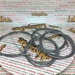 Serie kit 4 cavi con guaina grigia per Piaggio 50 CIAO ciclomotori con teflon interno freno accelleratore alzavalvola decompressore r.o. 187023 187025 187027 267557