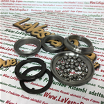 Kit Gruppo Ralla Calotte Sterzo Superiore ed Inferiore per VESPA 125 V1T a V15T V30T a V33T U VU1T VM1T VM2T APE A1T a A15T