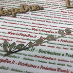 Placa frontal sin agujeros en latón cromado para VESPA 90