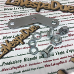 Piastra staffa cromata destra sinistra per supporto specchio o parabrezza per VESPA 50 125 150 200 N L R SPECIAL PK PX PE T5