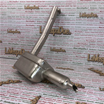 Marmitta nichelata opaca per VESPA 125 V11T V12T per Faro basso cambio a bacchetta Hoffmann