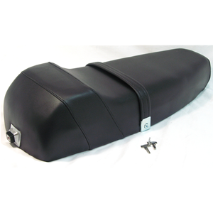 Sillín de joroba negro Super Racing para VESPA PX PE 125 150 200