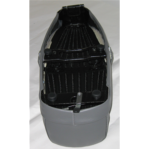 Sillín gris para VESPA 50 125 ET3 NLR sin cerradura