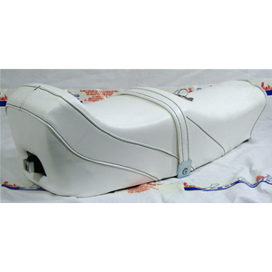 Sillín deportivo blanco para VESPA 50 90 125 NLR SPECIAL ET3