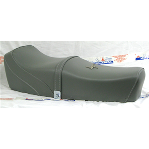Sillín deportivo gris para VESPA 125 150 125 PX PE SPRINT GL TS GTR