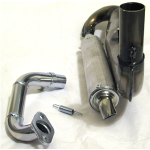 SIMONINI Expansionsschalldämpfer ALUMINIUM Schalldämpfer für VESPA PK 50 90 S XL RUSH N HP