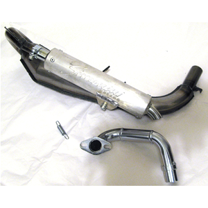 SIMONINI Expansionsschalldämpfer ALUMINIUM Schalldämpfer für VESPA PK 50 90 S XL RUSH N HP