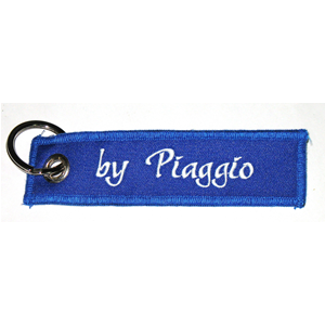 PORTE-CLÉS BANDE BLEUE BRODÉE VESPA PIAGGIO