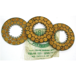 Juego de discos de embrague SURFLEX para VESPA 125 de 1953 a 1954