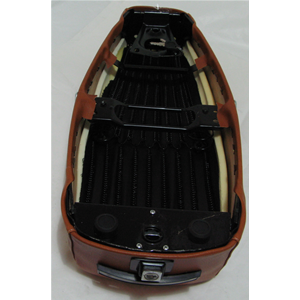 Selle en cuir marron pour VESPA PX PE ARCOBALENO 125 150 200