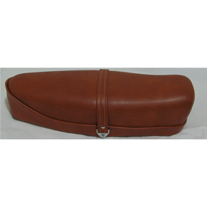 Sillín de cuero marrón para VESPA 50 125 ET3 NLR con cerradura de palanca