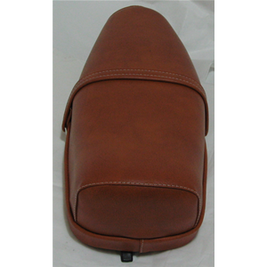Sillín de cuero marrón para VESPA 50 125 ET3 NLR con cerradura de palanca