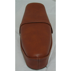 Sillín de cuero marrón para VESPA 50 125 ET3 NLR con cerradura de palanca