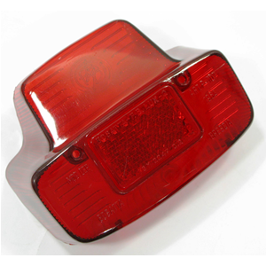 Feu stop arrière en plastique rouge pour Vespa Super GL Sprint SS