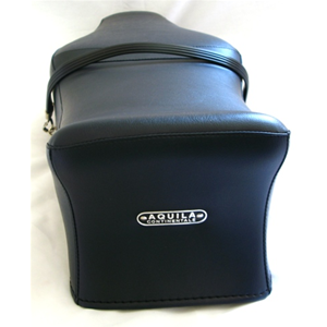 Blue saddle complete with frame and cover for VESPA GS 150 VS2T VS3T VS4T from 1956 to 1958