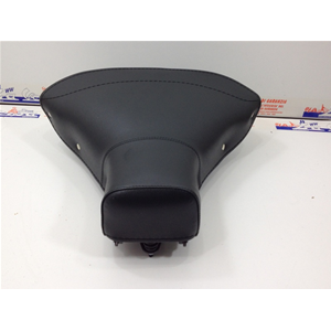 Front seat complete with frame and green cover for VESPA 125 V30 V31T V32T V33T ALLSTATE with AQUILA CONTINENTALE plate from 1951 to 1953