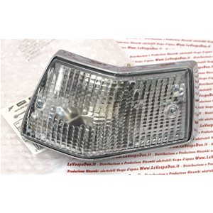 Intermitente trasero derecho blanco cromado para VESPA PX PE ARCOBALENO T5 PK ETS