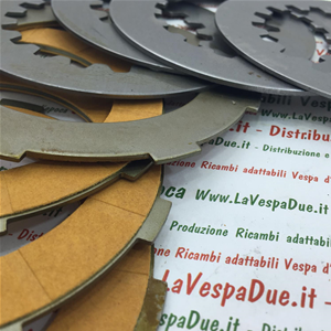 KOMPLETTER FERODO RACING HIGH PERFORMANCE KUPPLUNGSSCHEIBENSATZ FÜR VESPA COSA 2 125 150 200 91>97 / 125 150 200 PX ab 1998, SCHEIBENBREMSE