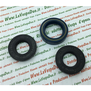 KIT DE RETENES DE ACEITE PARA REVISIÓN DE CIGÜEÑAL PARA VESPA 125 V30T V31T V32T V33T HOFFMANN DESDE 1952