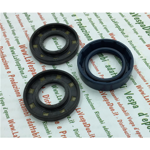 KIT DE RETENES DE ACEITE PARA REVISIÓN DE CIGÜEÑAL PARA VESPA 125 V30T V31T V32T V33T HOFFMANN DESDE 1952