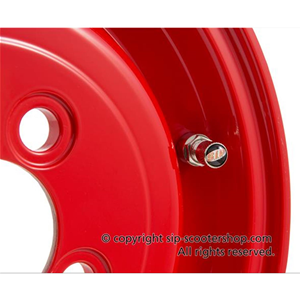 Jante tubeless SIP 83019000 en aluminium rouge pour pneus 3,50 - 8" pour VESPA 125 150 98 V1T A V15T V30T A V33T VU1T VM VNV VNA VNB ACMA VL VB1 VBA VBB