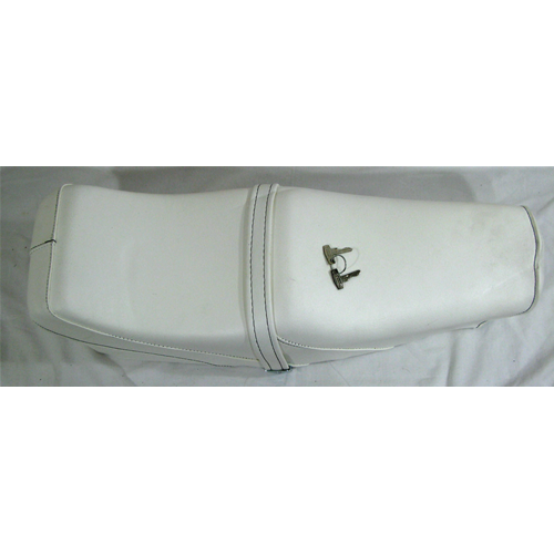 Sillín deportivo blanco para VESPA 50 90 125 NLR SPECIAL ET3