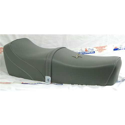 Sillín deportivo gris para VESPA 125 150 125 PX PE SPRINT GL TS GTR