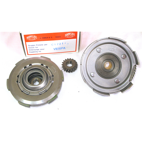 Complete SURFLEX clutch for VESPA 50 S 1963 to 1979