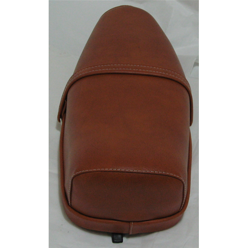 Sillín de cuero marrón para VESPA 50 125 ET3 NLR con cerradura de palanca