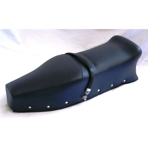Blue saddle complete with frame and cover for VESPA GS 150 VS2T VS3T VS4T from 1956 to 1958