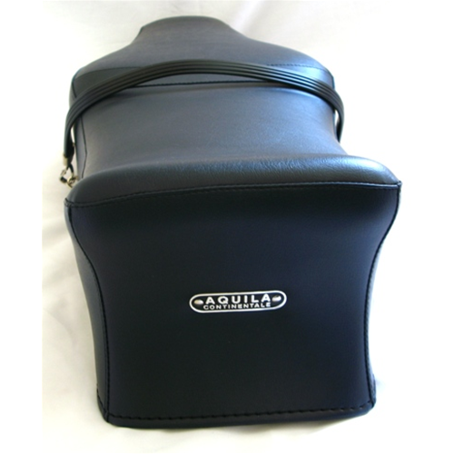 Blue saddle complete with frame and cover for VESPA GS 150 VS2T VS3T VS4T from 1956 to 1958