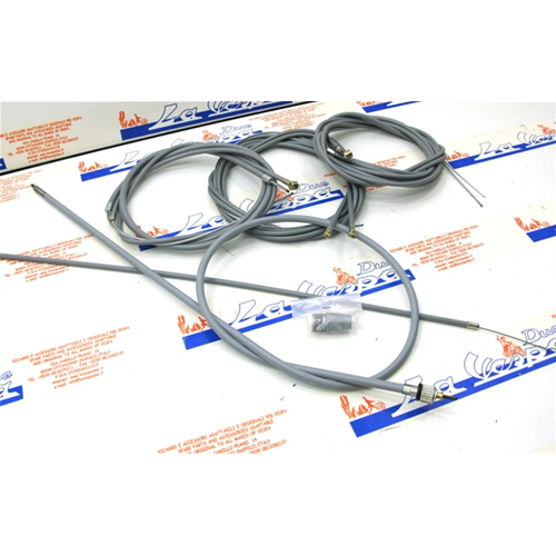 Transmission cable set grey 8 pieces for VESPA 125 150 160 180 200 VNB VNA VBB VBA SPRINT RALLY TS GTR SPRINT VELOCE GL GS