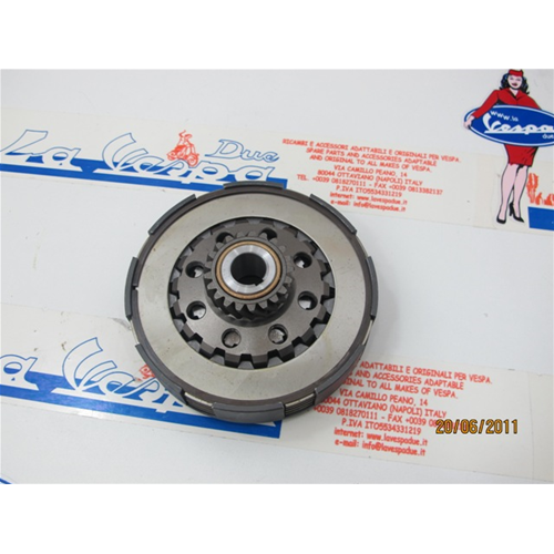 Frizione completa NEWFREN Z 21 denti per VESPA 125 150 200 PX PE dal 1998 COSA 2 dal 1991 al 1997  