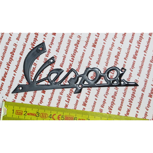 Targhetta anteriore blu notte con fori per rivetti per VESPA VNB1T al VNB3T  prodotto italiano