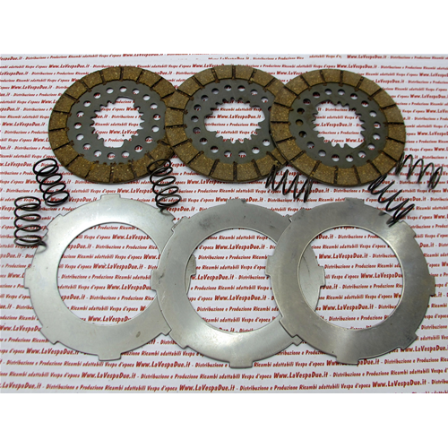 Kompletter FERODO Kupplungsscheibensatz für VESPA 150 GS VS1T Baujahr 1955