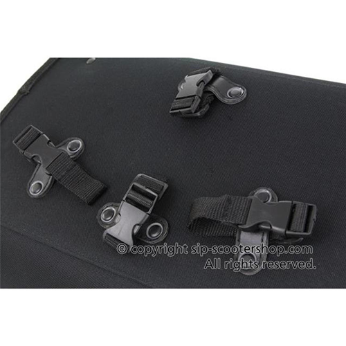 Sac supérieur de valise SIP CLASSIC en nylon marron noir pour porte-bagages  pour VESPA LAMBRETTA