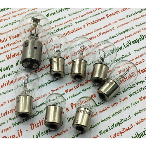 Kit Frecce Vespa Kit Gemme Frecce Anteriori E Posteriori Trasparenti Con Lampadine Per Vespa PK 50 XL Kit Luci Bosatta