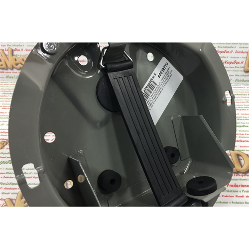 Cache roue de secours en inox poli ( chromé ) pour Vespa Px - PER TUTTO  VESPA