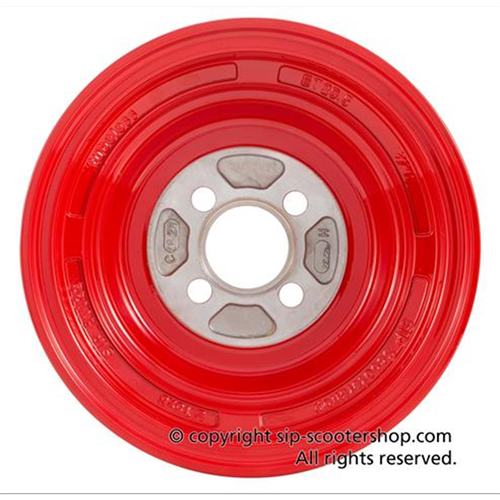 Jante tubeless SIP 83019000 en aluminium rouge pour pneus 3,50 - 8" pour VESPA 125 150 98 V1T A V15T V30T A V33T VU1T VM VNV VNA VNB ACMA VL VB1 VBA VBB