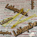 Flecos de agarre BUBBLE SUPERFLEX con estrellas amarillas y blancas para VESPA 50, 80, 90, 125, 150, 160, 180 y 200 (1 par)