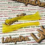 Coppia protezioni coprileve freno e frizione BUBBLE SUPERFLEX gialle per VESPA 50 80 90 125 150 160 180 200