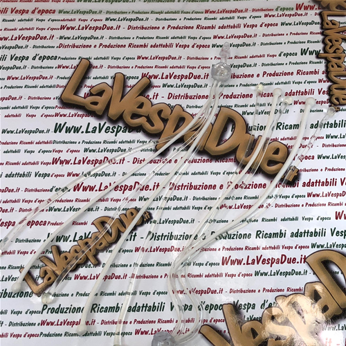 BUBBLE SUPERFLEX weiße und transparente Ballgrifffransen mit Glitzer für VESPA 50 80 90 125 150 160 180 200 1 Paar