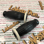 Coppia manopole BUBBLE SUPERFLEX 20 mm nere per VESPA 50 80 90 125 150 160 180 200 VNB 3 4 5 6 VB1 VBA VBB GL GS VS2 VS3 VS4 VS5 160 GS