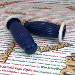 Par de puños BUBBLE SUPERFLEX 22 mm azules para VESPA 50 80 90 125 150 160 180 200 PRIMAVERA ET3 GT GTR SUPER TS GL SPRINT VELOCE SS PX PE