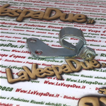 Piastra sotto motore per supporto guaina fissa cavi tipo lungo per VESPA 50 R seconda seire  SPECIAL V5B3T  90 100 PRIMAVERA ET3 seconda serie  r.o. 165020