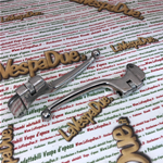 Coppia leve sport regolabili in alluminio lucidato freno e frizione con registri cavi  per VESPA 125 150 VNB VBB modelli anni 60