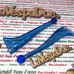 Coppia protezioni coprileve freno e frizione BUBBLE SUPERFLEX trasparente blu per VESPA 50 80 90 125 150 160 180 200